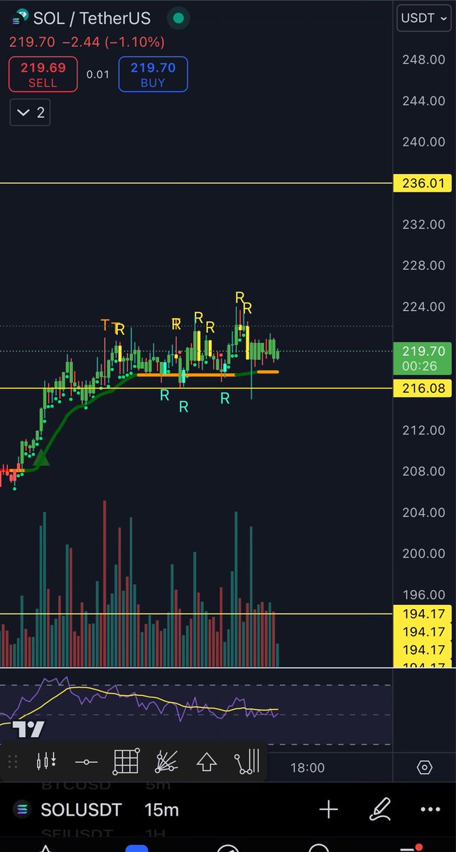 ShardiB2's tweet image. $SOL 

Consolidating over Support, gonna pop soon in my opinion