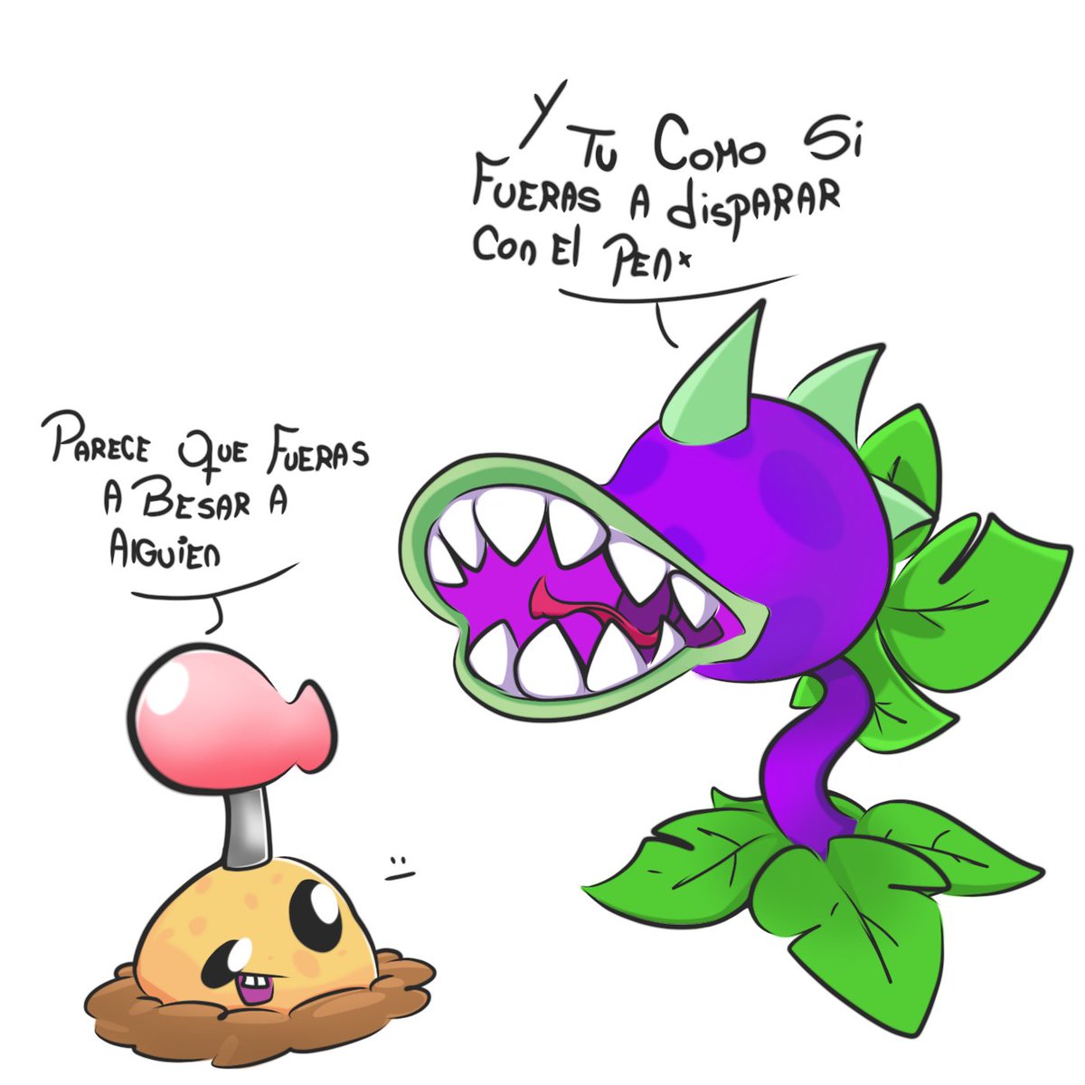 Zombie25alv's tweet image. Pvz Fusión 🫛+🌻

#pvzfanart  #pvzfusion