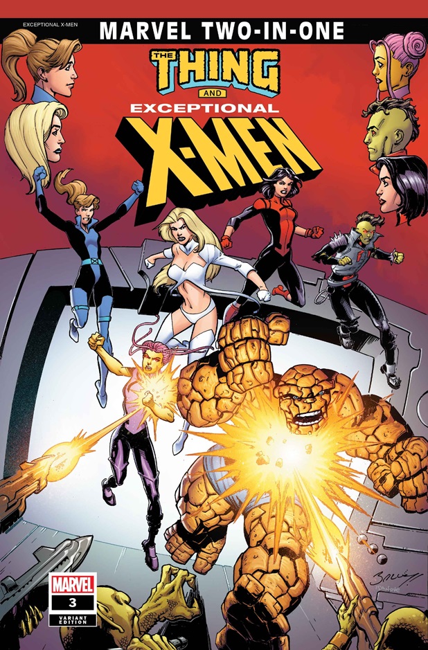 Comixfan's tweet photo. New #Marvelhomage! Exceptional X-Men #3 / Marvel Two-in-One #5! #exceptionalxmen #xmen #marveltwoinone #marvel #homage https://t.co/LbXshATexp