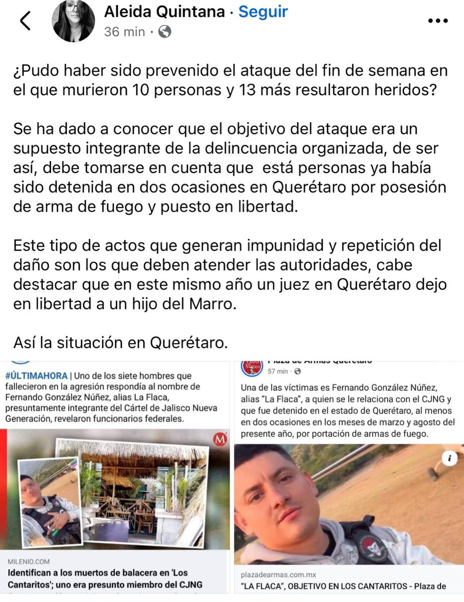 IrvingGatell's tweet image. 1. Te voy a explicar, así rapidito, porqué EL GOBIERNO FEDERAL ES EL ÚNICO RESPONSABLE en el caso de la masacre en el bar Los Cantaritos.
De entrada, fue un asunto entre narcos, así que es un asunto DE ORDEN FEDERAL, no estatal.
Pero...