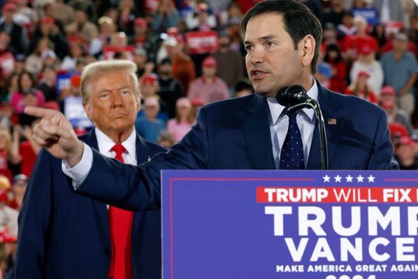 NituPerez's tweet image. Donald Trump eligió al senador estadounidense Marco Rubio para ser su secretario de Estado. El político nacido en Florida es el primer político de origen latino en ocupar el cargo de máximo diplomático de Estados Unidos.