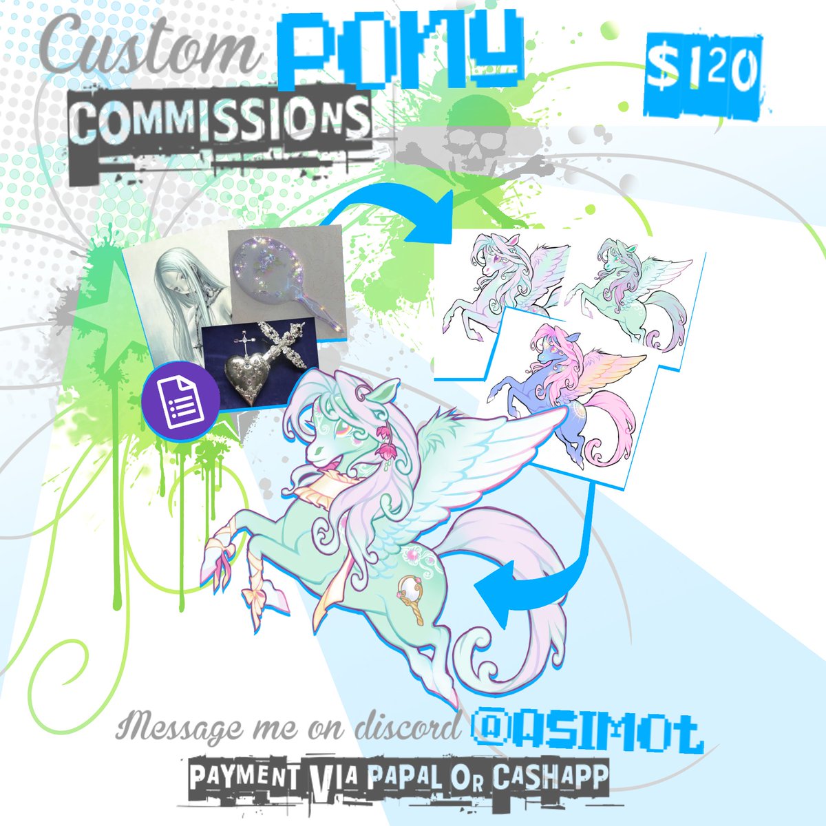 updated commission info