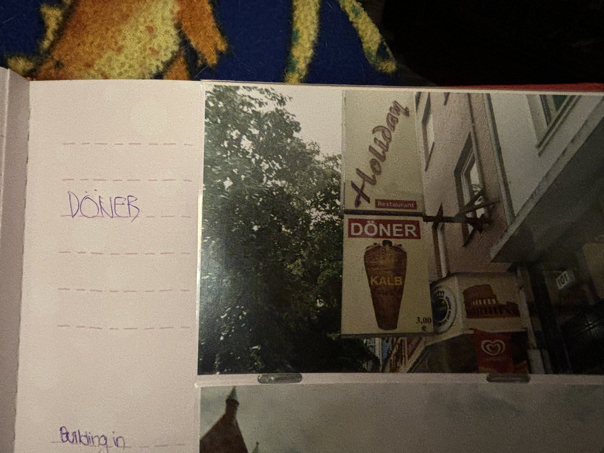 19 year old photo album of a trip I took to Germany includes two separate mentions of Döner, as it well should