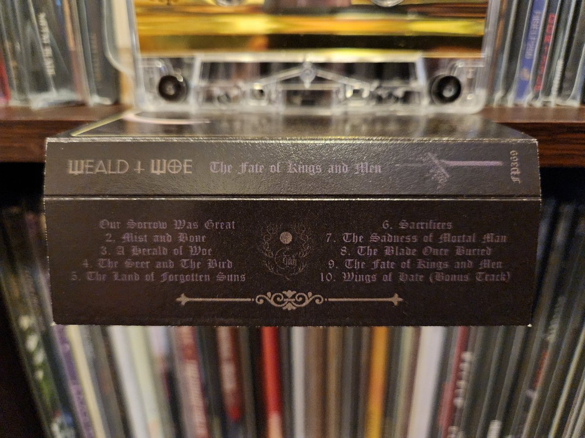 #nowspinning "The Fate of Kings and Men" by Weald And Woe. The phenomenal debut album from one of my favorite bands today. An amazing rerelease from the amazing Fiadh Productions. #wealdandwoe #thefateofkingsandmen #fiadhproductions