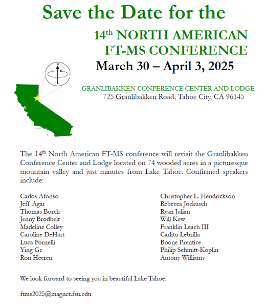 Excited to be hosting the next North American FTMS Conference - please save the date! More info coming very soon!