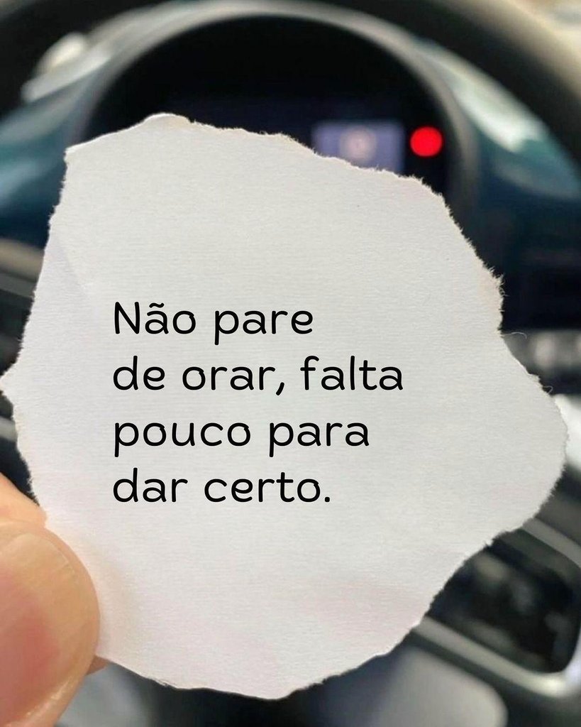 Falta pouquinho 🤏🏽❤️🙏🏼