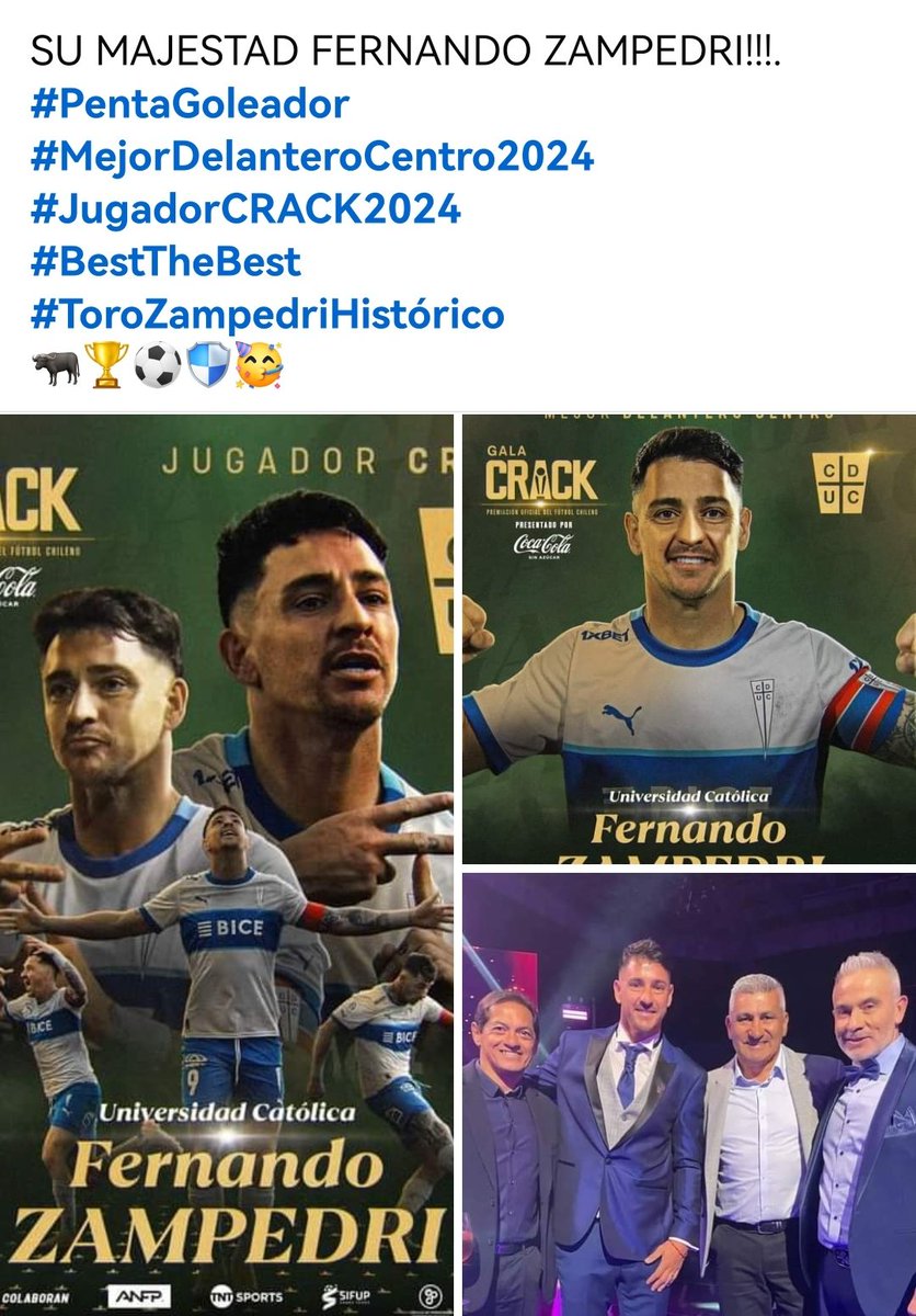 Gracias a la vida x ser Crxzado!!! #FernandoZampedri #ToroPentaGoleador #ToroGoleadorHistórico #LosCruzados