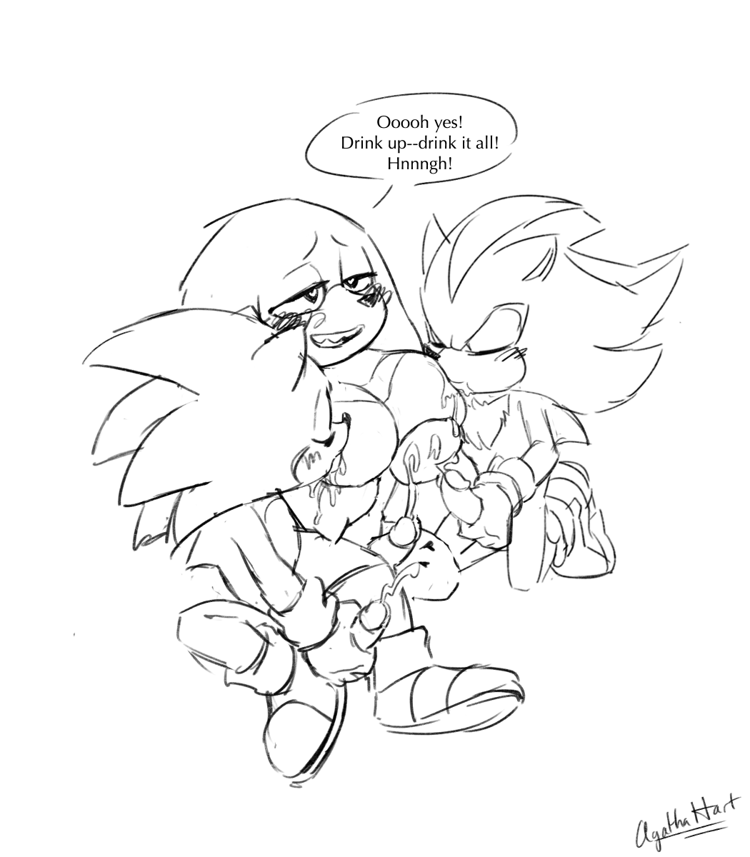 Titty Knux is back and getting lost in the sauce with Shadow and Sonic
#lactation #nsfwSonic #nsfw #Sonknuxadow #Knuxadow #Sonux