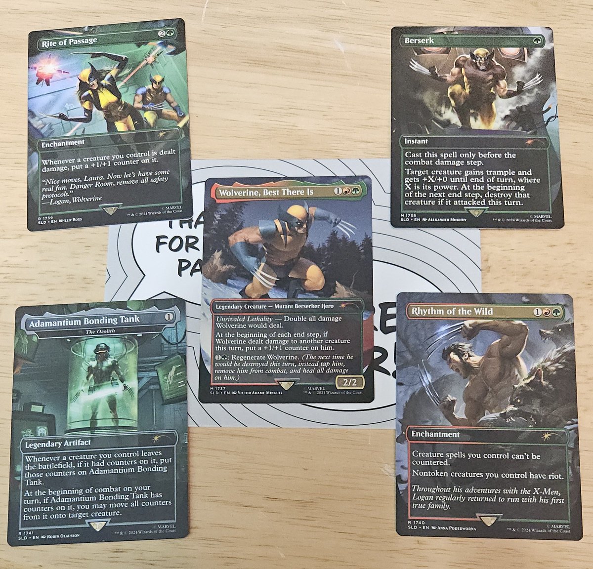 Channel_Colter's tweet image. If Universes Beyond is killing Magic, I am here for the zombie. Im so so excited for these Wolverine cards.