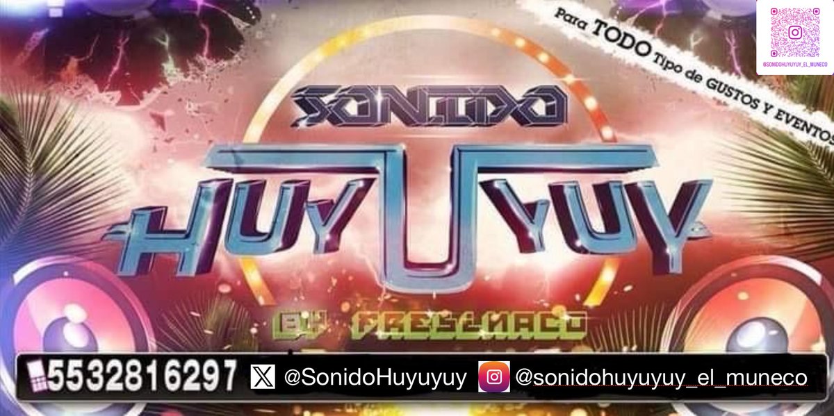 Camaradas! (❤️ y 🔃 Plis) 
Ya se acercan las fiestas y por eso les recomendamos que aparten con anticipación la fecha para sus FIESTAS DE FIN DE AÑO!
NOS QUEDAN POCAS FECHAS! 
Con Sonido HUYUYUY tu fiesta de fin de año se pondrá... CALIENTE!
Y suéltala que ya sabe caminar!