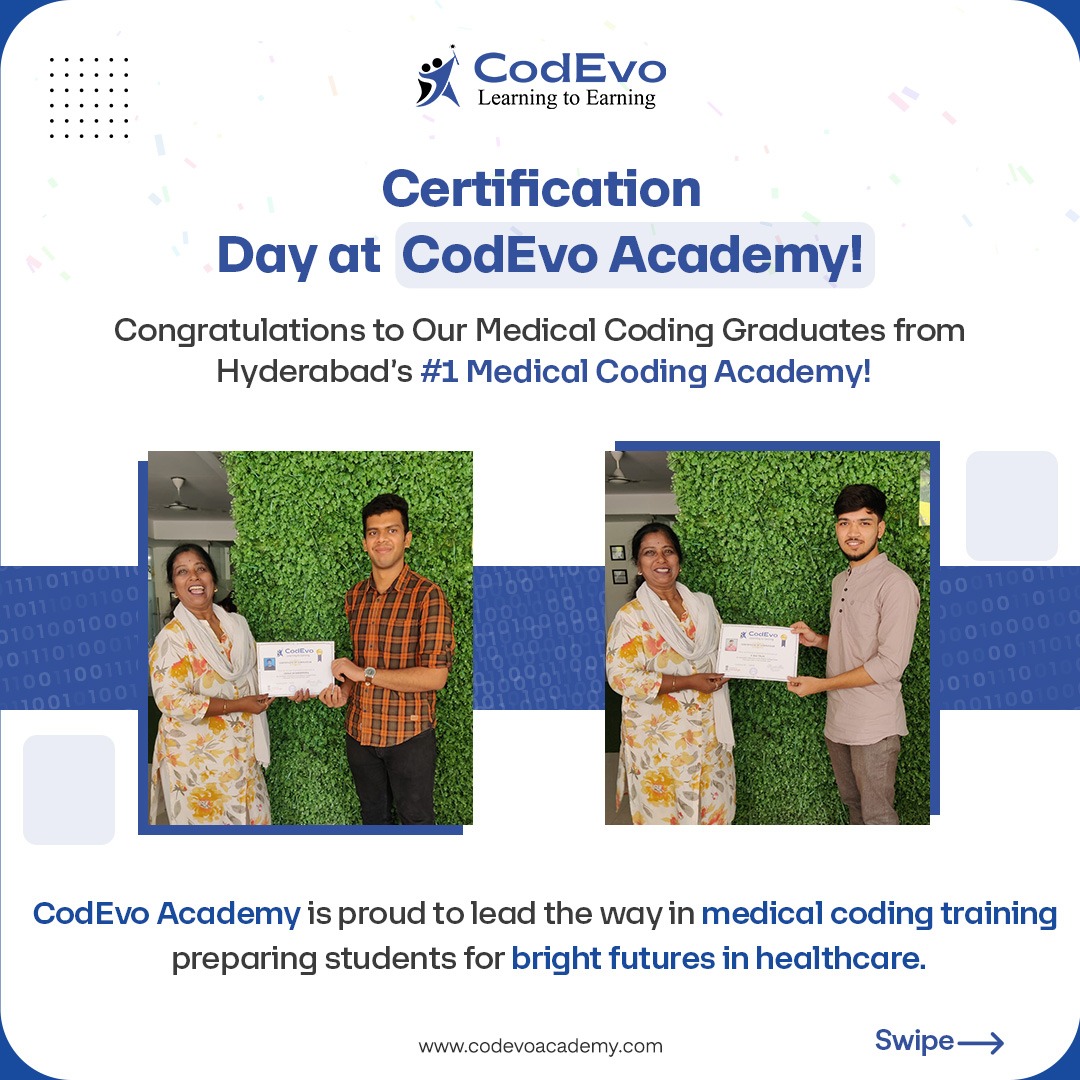 codevoacademy's tweet image. Congratulations to our newest certified Medical Coders! Your hard work has paid off, and we’re so proud of each of you!
📞 Call us now at +91 0000 216391
🌐 Visit codevoacademy.com
#MedicalCoding #MedicalCodingTraining #MedicalCodingInstitute #MedicalCodingClasses