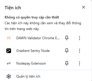 Depin Hót quá mà em chạy 3 em này các bác thì sao?
code DAWN: Alcatel
Code Gradient: 6HOMIO
Nodepay app.nodepay.ai/register?ref=O…