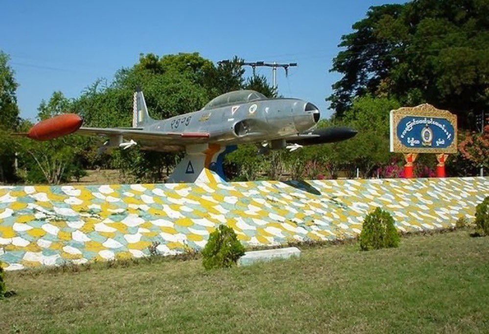 An airbase and a Light Infantry Battalion HQ in Meiktila town in Mandalay Region were attacked with homemade rockets Monday, residents said. One said he heard around 20 explosions. (Photo: Air Force 72nd anniversary event at Meiktila Airbase / CINCDS) #WhatsHappeningInMyanmar