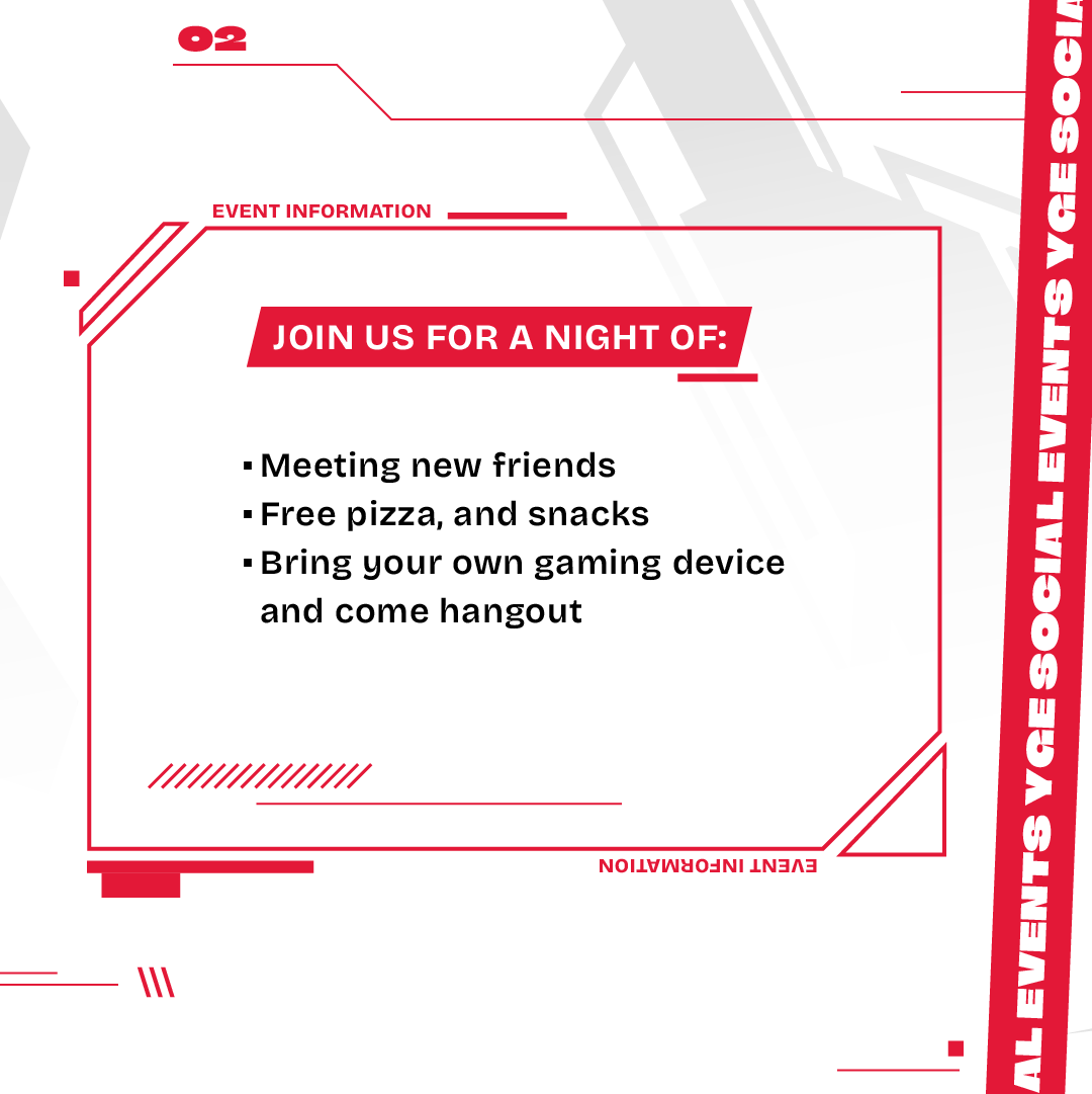 ❗ CHILL NITE THIS FRIDAY ❗

Where? FSC 307
When? Friday November 15th, 6:30PM-9:30PM

Enjoy a fun night of music, snacks, games pizza &amp; more! Bring your own gaming devices &amp; come hangout! 🦁

#chill #esports #gaming #yorkuniversity #yorku