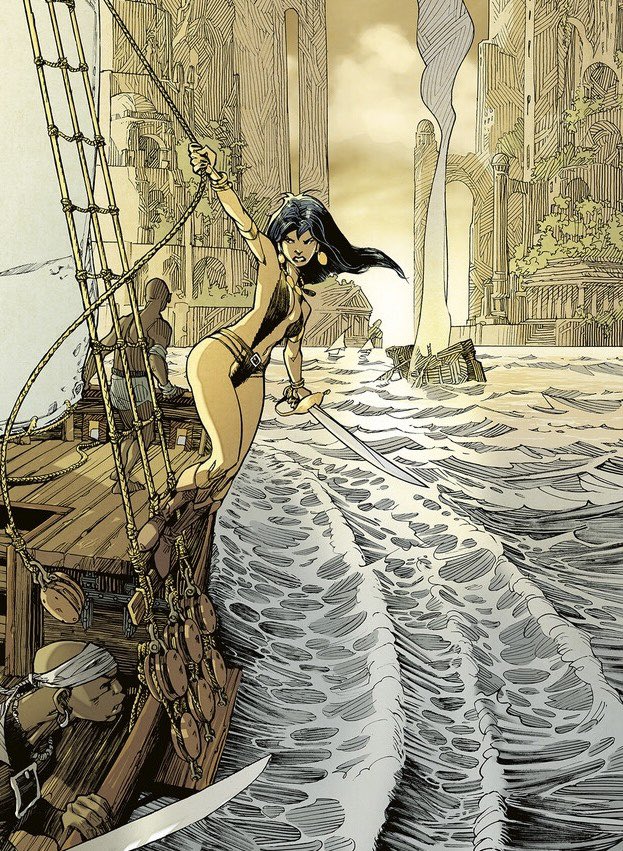 Celebrating Sword and Sorcery art. Inspiration for my upcoming graphic novel, #CROMtheDestroyer.
#FantasyArt #Conan # RedSonja #CROM #SwordnSorcery #DnD #CROMtheDestroyer