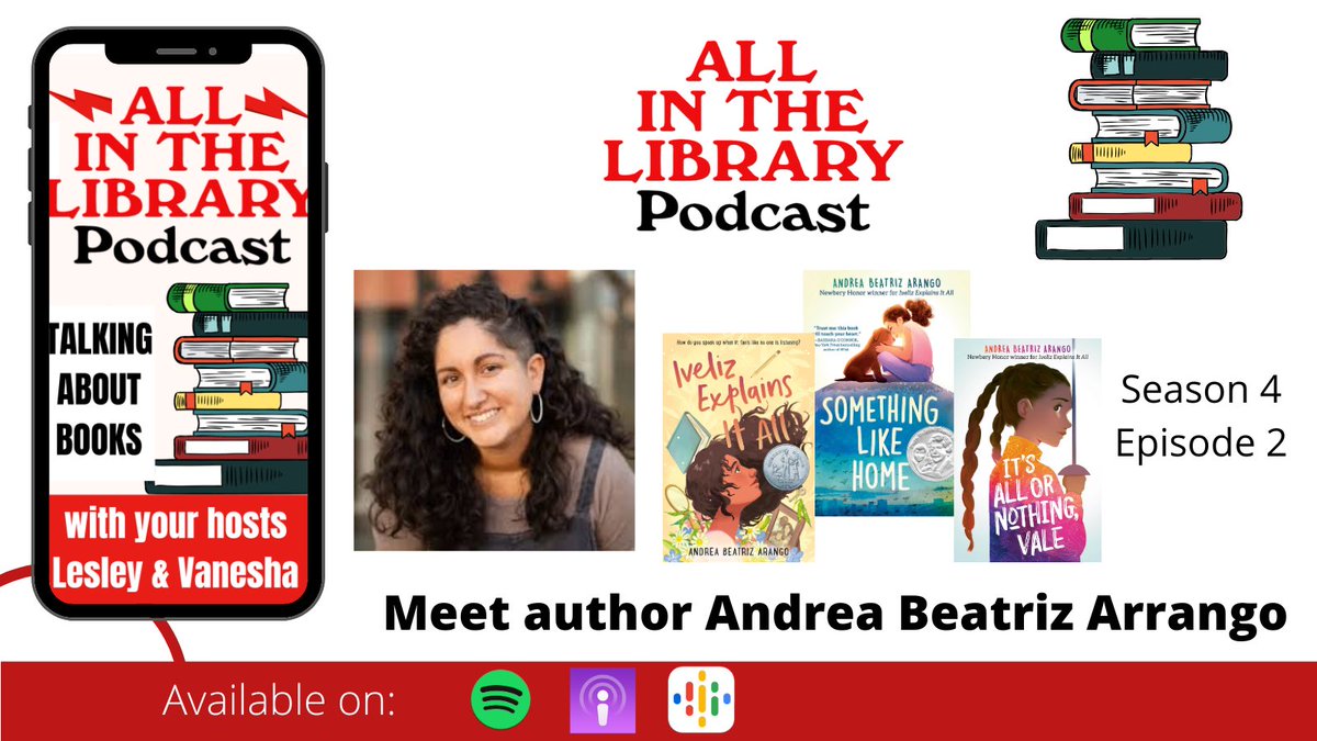 NEW PODCAST EPISODE ALERT ✨ join us  as we chat with the incredible Andrea Beatrice Arango about her moving novel Something Like Home.