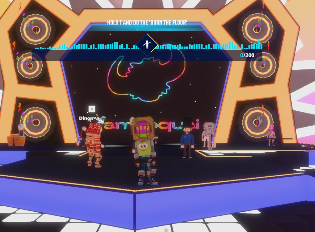coconott229's tweet photo. Vibin' out with @JamiroquaiHQ in @TheSandboxGame. Talk about virtual insanity 🤪😵‍💫 @TheSandboxGame https://t.co/feD2KRuAwN #TheSandbox #AlphaSeason4 #AS4SocialChallenge https://t.co/cKoed04oRT