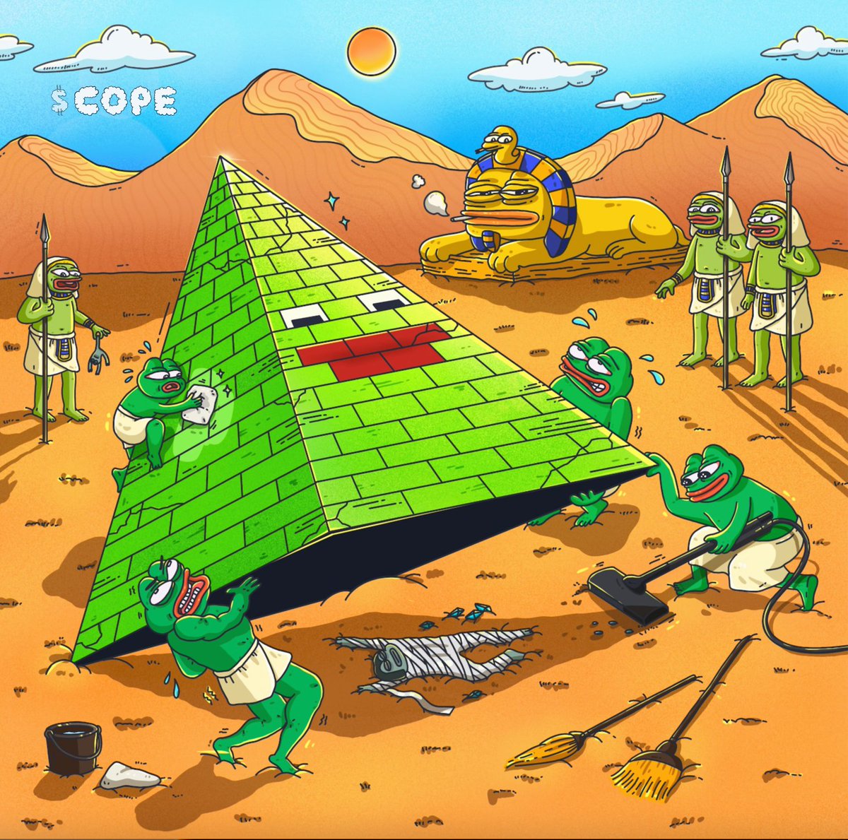 you take care of the cult and the cult takes care of you.

🐸