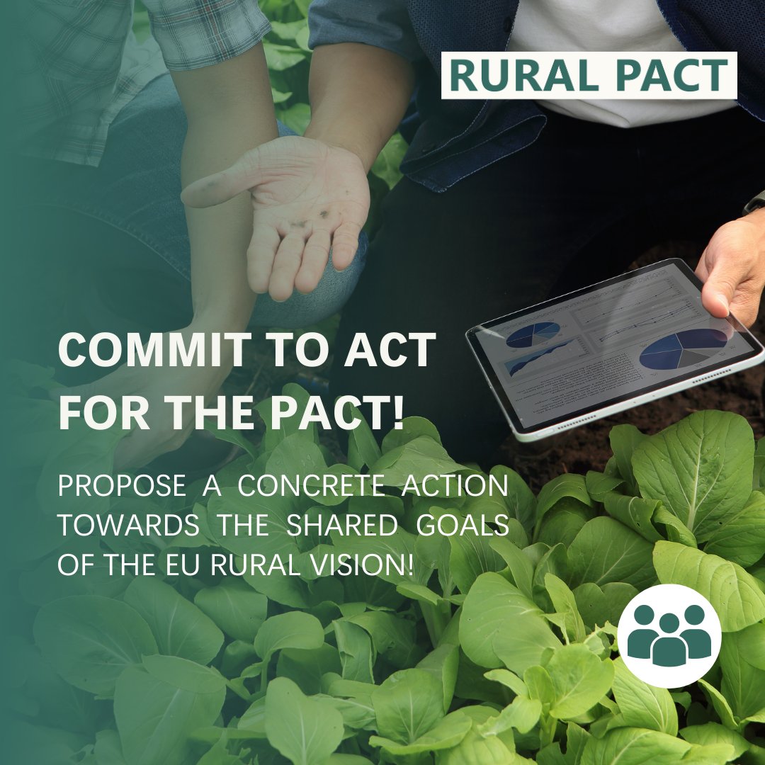 Are you already a member of the #RuralPact?  bit.ly/4cHjh2x

Our ever-growing online community platform offers you a space to connect and exchange!

Stay informed – get engaged! Join the Rural Pact today.

#RuralVisionEU