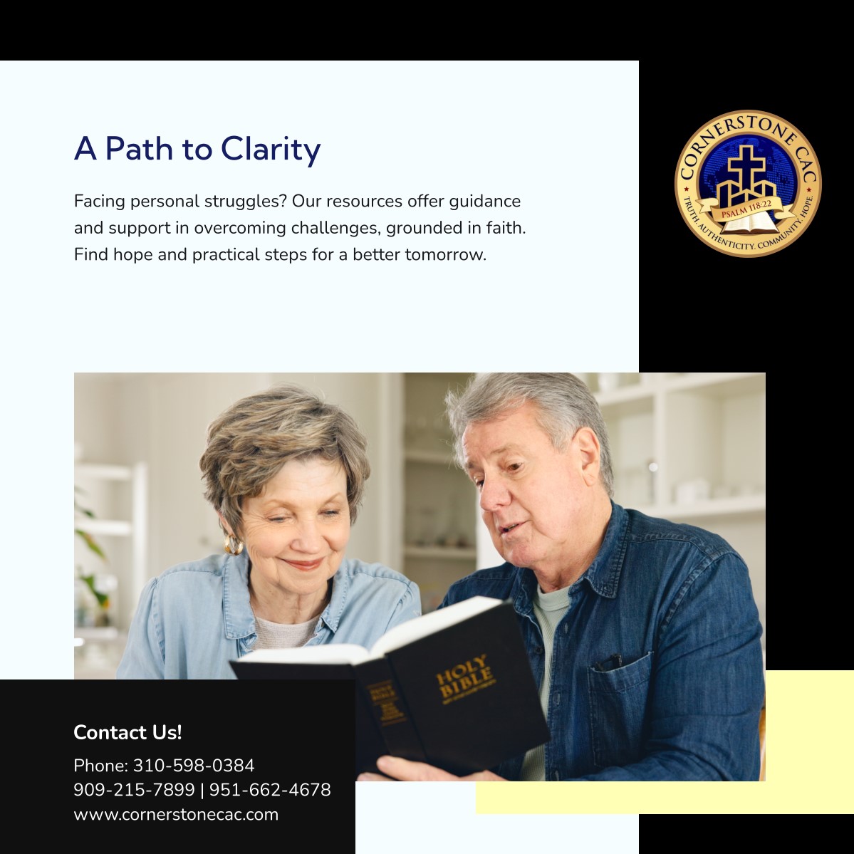 Cornerston74599's tweet image. Struggling with challenges in your life? We’re here to support you through understanding and faith-based guidance. Reach out for more information about our resources. 

#SanBernardinoCA #ReligiousOrganization #FaithBasedSupport