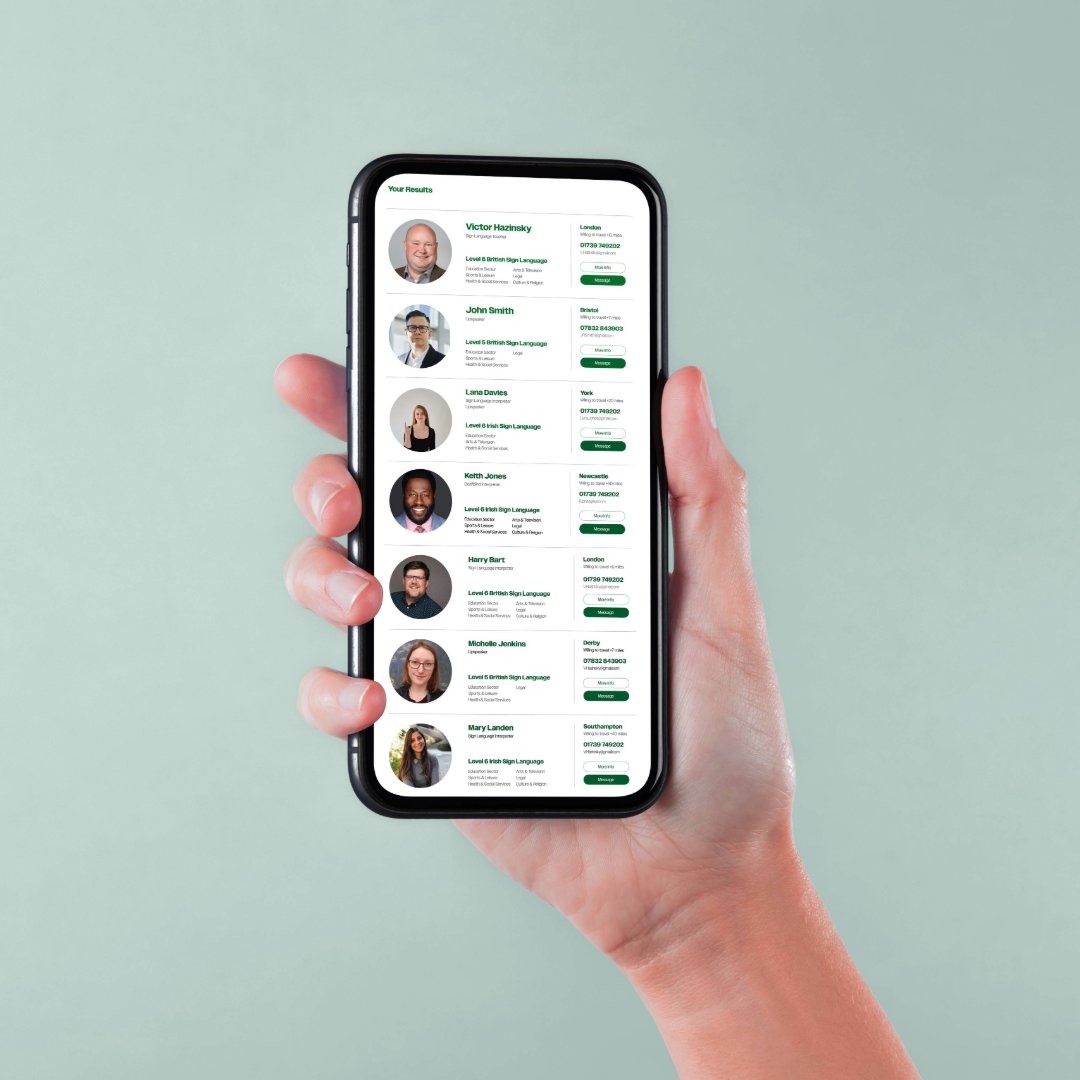 Are you a BSL Teacher? 👨‍🏫

Promote your skills, experience, and teaching qualifications through the BSL Teacher Directory!

Sign up here -bsl-teacher-directory.co.uk

#BSL #TeacherDirectory #Deaf