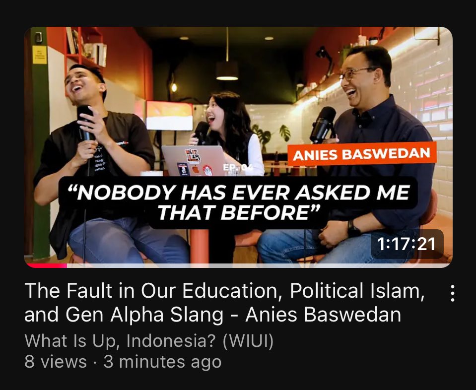 What Is Up, Indonesia? (WIUI)⁷ tweet media