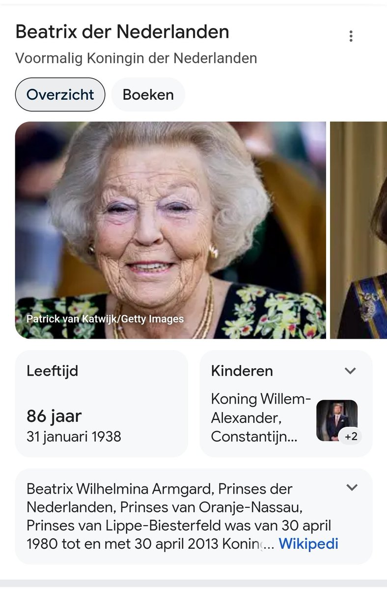 Marijkeblond's tweet photo. Koningshuis deskundige #JustineMarcella beweert op tv bij #wnl @WNLVandaag gewoon dat #Beatrix nu 84 is en 85 wordt in januari. #welmoed weet het gewoon beter. @JustineMarcella https://t.co/HBaTTl1ubY