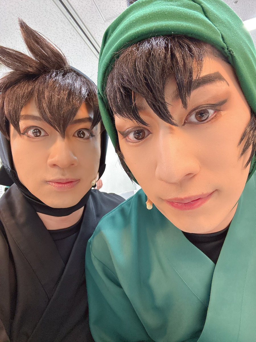 ikko0305cho's tweet photo. ミュージカル忍たま乱太郎 第14弾再演
大千穐楽🎊🎊
無事に終わりました✨
東京大阪全公演無事に全員揃って最後まで迎えることができました。簡単なことではない。
でも満員のお客様に見守られてこの日を迎えられました🫡
最後はソリ伊作とゆうた留三郎！そして学園勢で！！
ありがとうございました！ https://t.co/M325H6vhbG