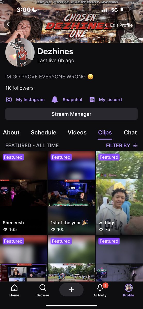 dezhines's tweet photo. Came a long way man 🙂‍↕️

#twitch #aliquippa #Pittsburgh #PA #irlstreamer #explorepage #fyp 

https://t.co/i19aymeMIB https://t.co/mRwn1PZm1a