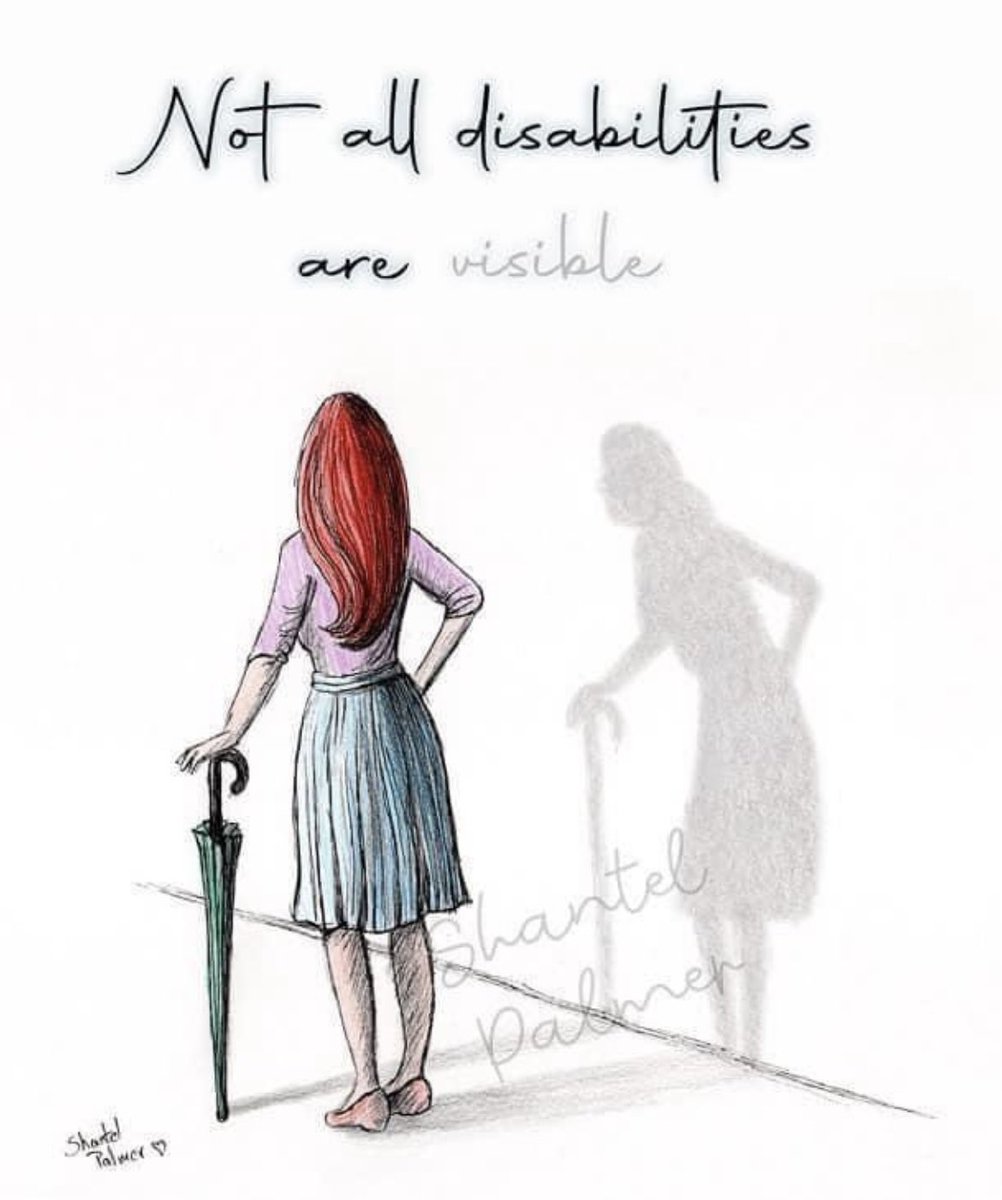 martinimarie's tweet photo. It may not be visible, but it’s still there! #InvisibleDisabilities #HiddenDisabilities https://t.co/qX9Z1ODpCF
