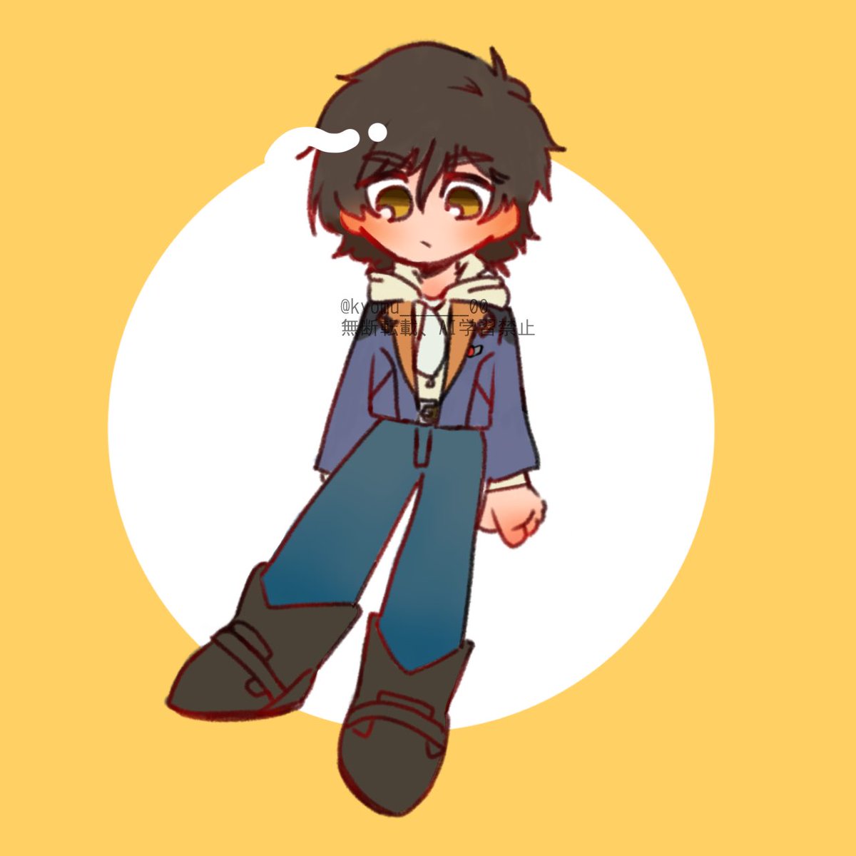 kyomu_______00's tweet photo. この前描いたバナジ https://t.co/IVTtqrWAlS
