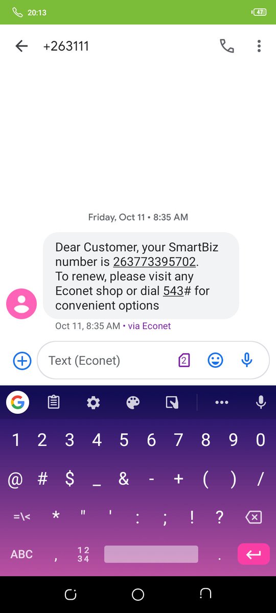 IsClaim's tweet photo. @econetzimbabwe How do I get help if I am not getting a pleasant treat from your call center without me going to your shop. I bought a data line which I intended to renew yesterday but acted on a message from +263111 which had sent a wrong number as my smartbiz number. No referen https://t.co/Yr5gyFOazl
