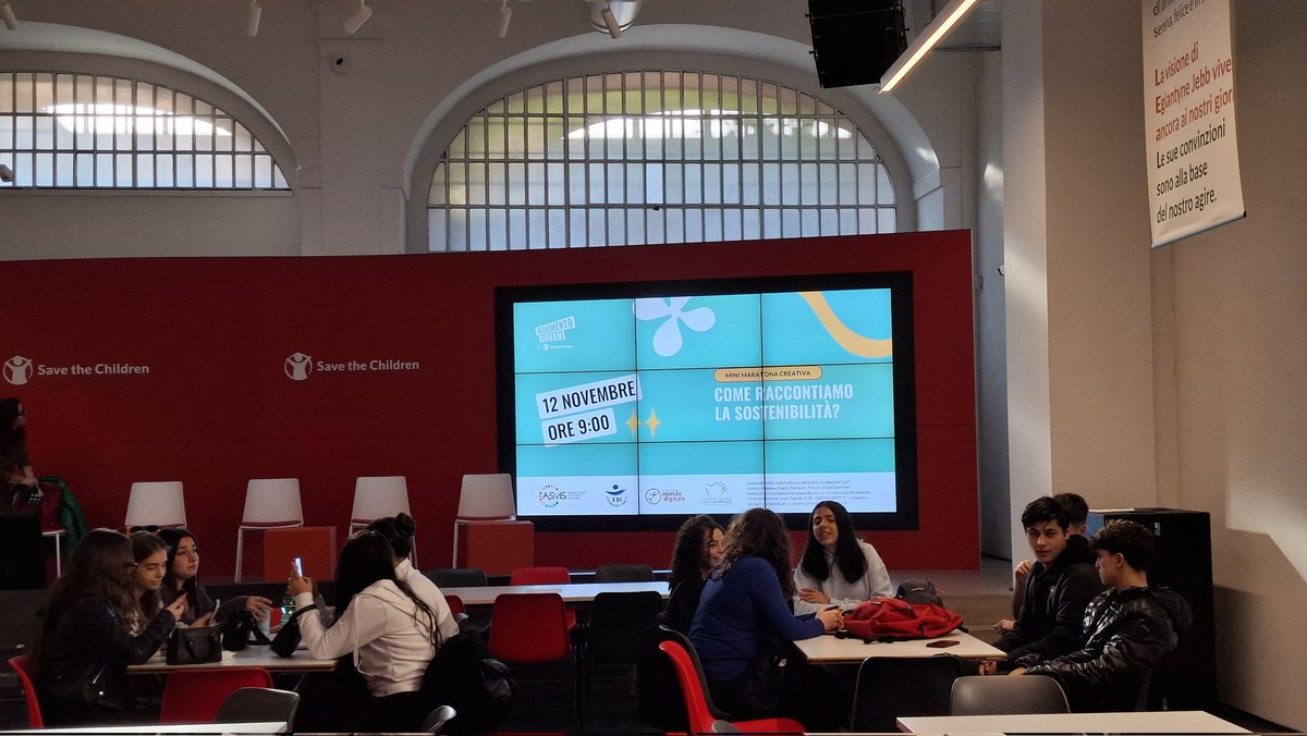 "Come raccontiamo la sostenibilità?" Oggi siamo da <a href="/SaveChildrenIT/">Save the Children IT</a> per una mini maratona creativa promossa dal progetto #Gift con l'obiettivo di promuovere consapevolezza sui 17 #SDGs  <a href="/ASviSItalia/">ASviS</a> <a href="/aics_it/">AICS Cooperazione_it</a>