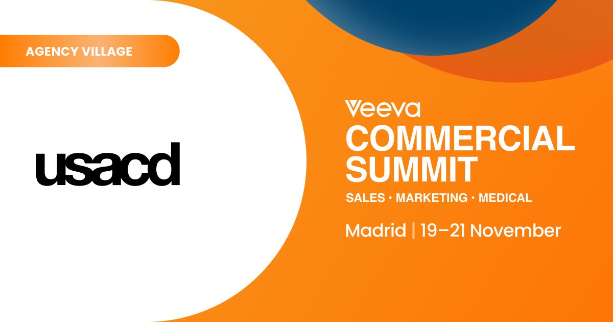 usacdagency's tweet photo. Only one week left until the Veeva Commercial Summit 2024.

Don’t miss out on an event filled with learning, sharing, and connecting with industry leaders.
Register now and visit us at #VeevaSummitEU 👉 https://t.co/lQlx1jWeY3

#VeevaSummit2024 #Veeva #OmnichannelExperts https://t.co/ytkaT0ZY6m