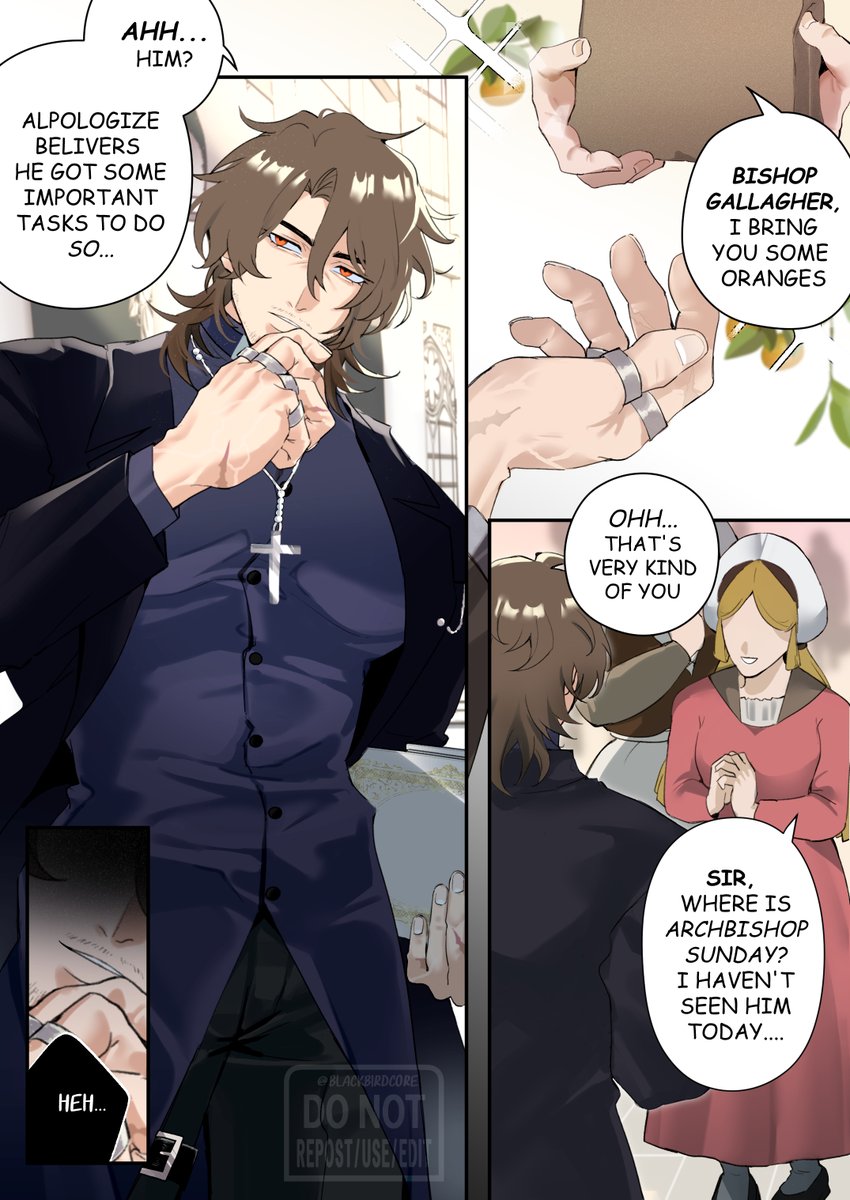 Blackbirdcore's tweet photo. 🥃🪽 #Galladay 
-Unholy-
Let's pray (play?)👀

※Read from right to left https://t.co/1roalSETsz