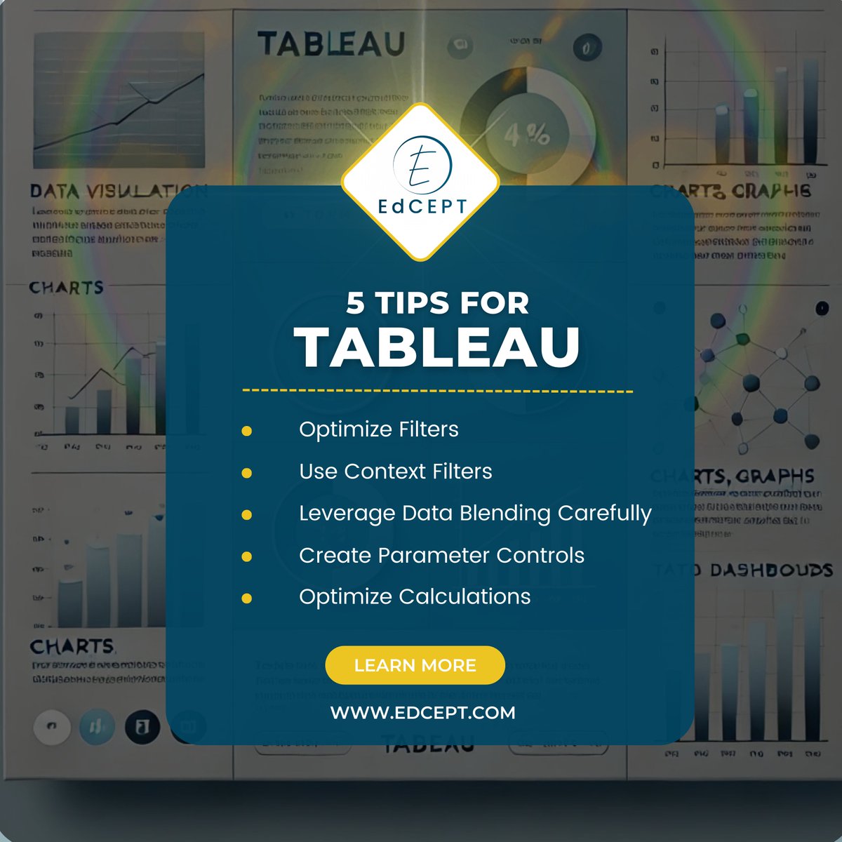 edcept's tweet photo. Tips for Tableau:- 

#TableauTips, #DataVisualization, #TableauMagic, #DataScience, #DataAnalytics, #TableauPublic, #DataDriven, #DataViz, #TableauCommunity, #Analytics, #DataStorytelling, #TableauLife, #BusinessIntelligence https://t.co/O9Ps7EZv8X