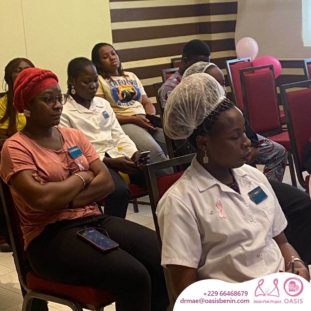 OASISBenin's tweet photo. 🎀BPP🎀

Une journée de sensibilisation et de dépistage du cancer du sein pleine de solidarité et de partage à @goldentulip.coo. 💖 Merci à tous ceux qui ont participé et soutenu cette cause si importante.

#soinsdesanté #santéfeminine #oasisbenin #BPP24 https://t.co/dyavejEoOc