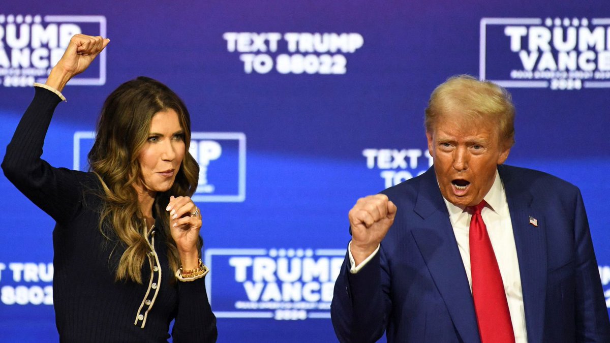 🇺🇸 #USA — Donald #Trump sceglie la governatrice del South Dakota Kristi #Noem come Segretaria alla Sicurezza interna. L’anno scorso si era fatta notare per aver raccontato nella sua autobiografia di aver ucciso il suo cane di 14 mesi perché troppo indisciplinato. E spiega di