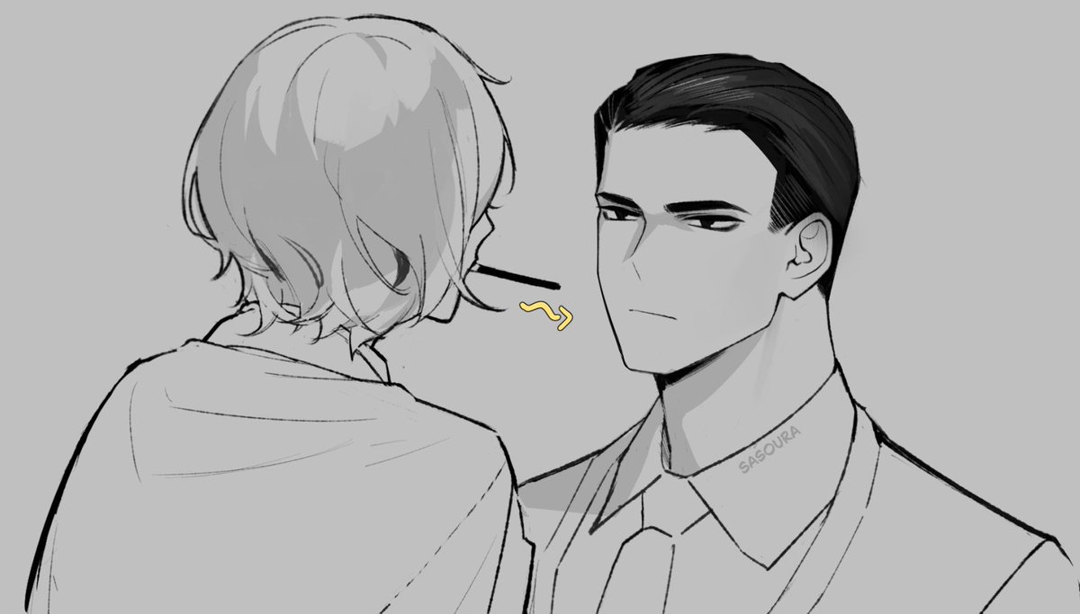 silly doodle for pocky day I forgot to post yesterday shame on me!!!!!!!!!!!!! 