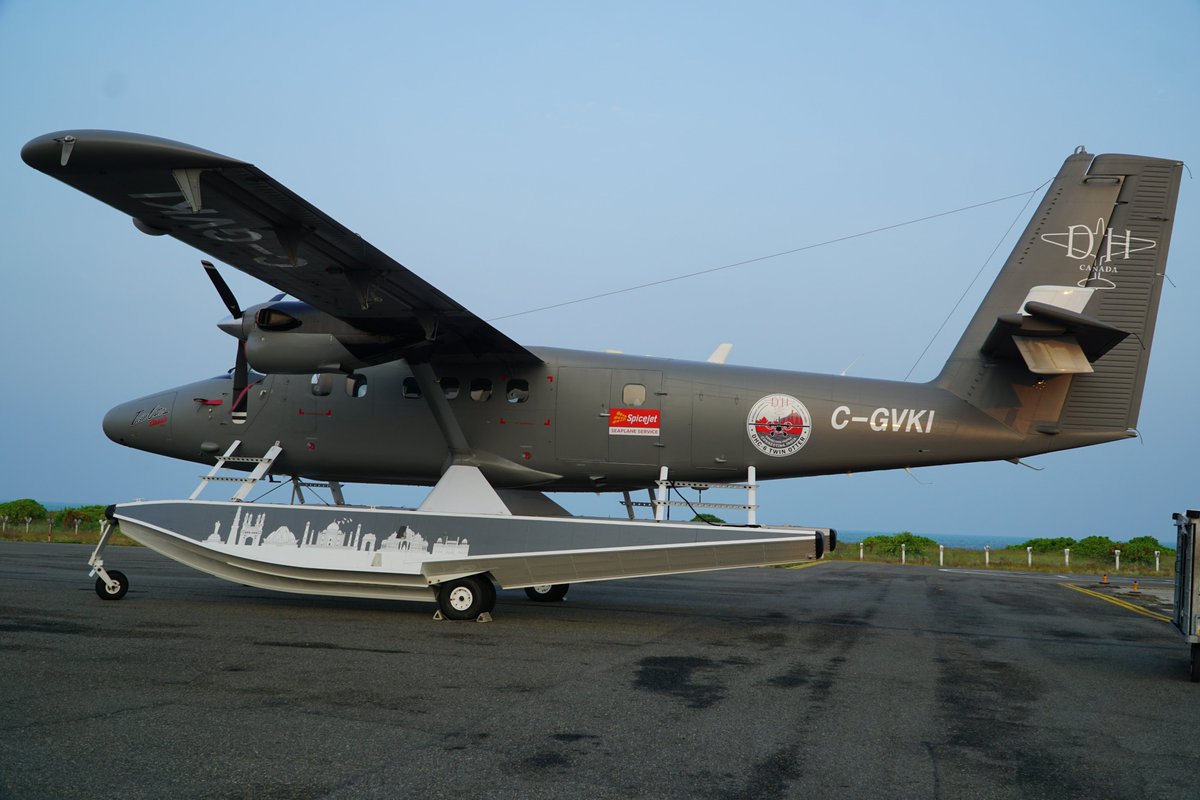 aaiagaairport's tweet photo. De Havilland Aircraft of Canada Limited arrived   at  Agatti Airport on 11/11/2024 Demo.Tour  with their DHC-6 Series 400 Amphibian Aircraft (Sea Plane ) .Seaplane  arrived from Cochin  For  Bangalore on  12/11/24 after Demo Flt.
@AAI_Official @AAIRHQSR
@MoCA_GoI @flyspicejet https://t.co/PPQ14GHTIx
