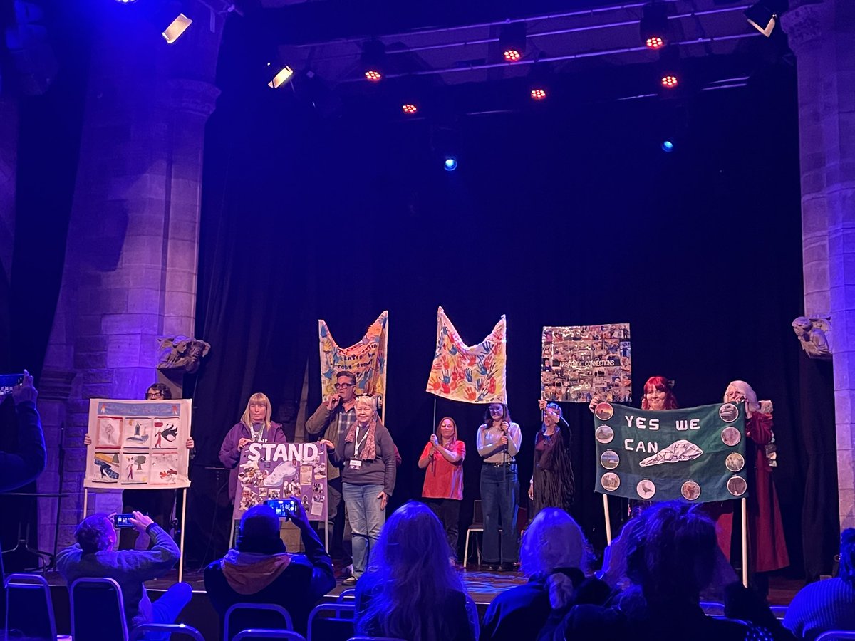 Great to be at the opening of the Scottish Dementia Arts Festival 2024 in Edinburgh last night. Inspiring opening speech from Ron Coleman about the need for true co-production. Excited for what the next couples of days will bring! 🎶🎭🎨#SDAF
