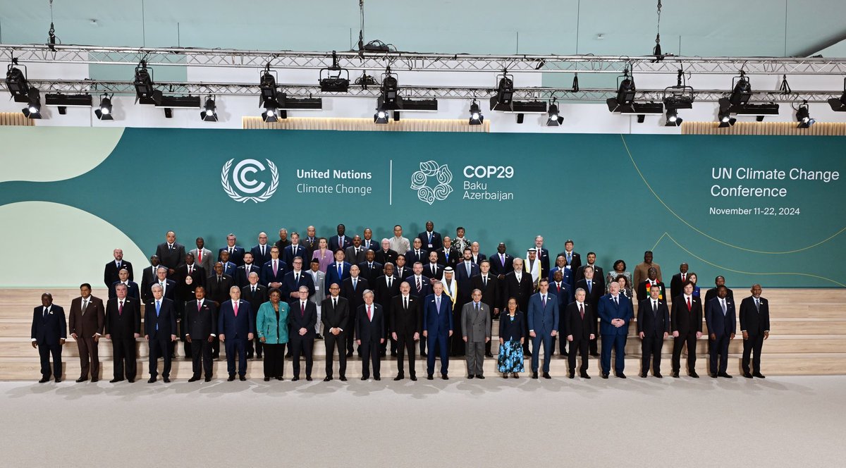 onduhungirehe's tweet photo. H.E. President Paul Kagame this morning at the opening of #COP29Baku in Azerbaijan. https://t.co/FV1eHmkDvX