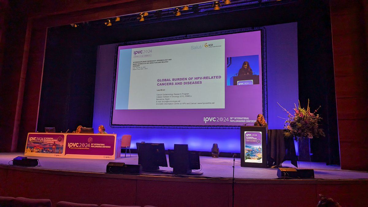 IPVSociety's tweet image. Start your morning at #IPVC2024 with the Interdisciplinary Workshop on Epidemiology &amp;amp; Basic Science of HPV Infection.

📍 Pentland Auditorium 

Hear from Laia Bruni, @the_real_KVD &amp;amp; Deborah Watson Jones, @ChemtaiMungo as they tackle key topics in #HPVresearch.