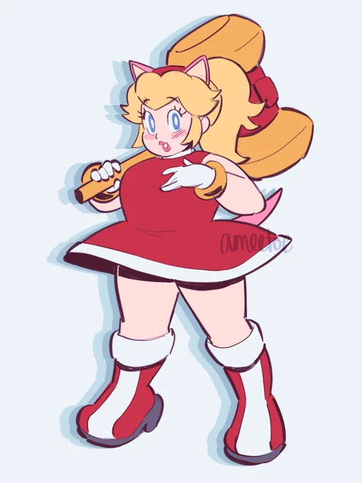 got a tumblr ask about peach and amy dressed as each other and i just had to  