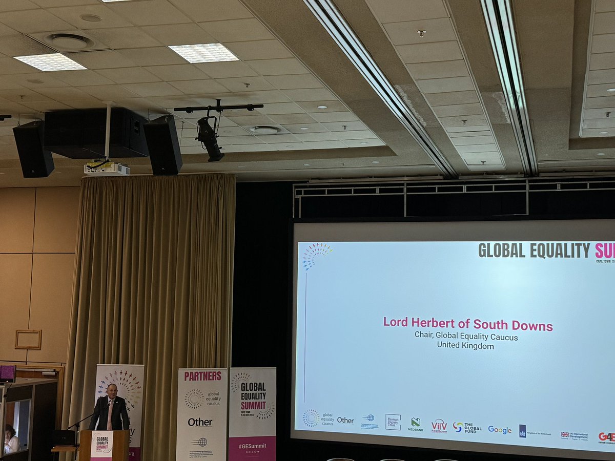 brettherron's tweet photo. Proud to be attending the Global Equality Summit in Cape Town - today &amp; tomorrow - opened by @nickherbertcbe 
@Equality_Caucus #GlobalEqualitySummit https://t.co/ZvDkI3phl8