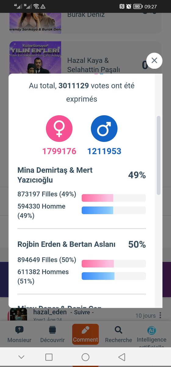 Achwkml's tweet photo. evet #AsLaz
-thank u #BertanAsllani #rojbinerden
-thank u #yabani to have #AsLaz and bertan and rojbin
-thank u #realfandom 😉🥰
#Now go and vote.... let's increase to 51% 52%.. we have to win https://t.co/AXqPT4h81B