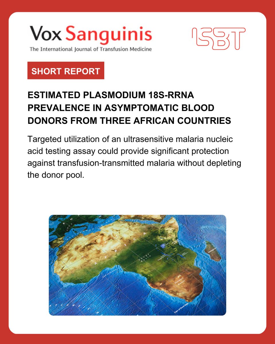 🔬 Plasmodium Prevalence in African Blood Donors
Explore varying malaria parasitemic rates across Cameroon, Mali, and Madagascar. Utilizing ultrasensitive assays may enhance blood safety without shrinking donor pools.
onlinelibrary.wiley.com/doi/abs/10.111…