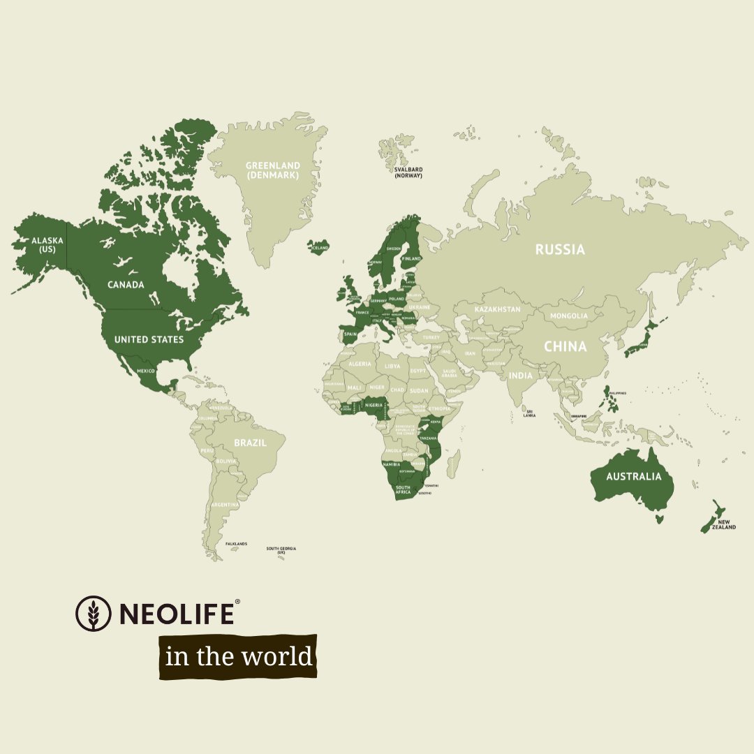 🌍🌱 NeoLife is making a difference in Africa and around the globe! Every day, we’re empowering communities to live healthier &amp; happier lives.

🌍 50+ countries
💚 Millions of lives transformed
🌟 Be part of the change!

#NeoLife #GlobalImpact #HealthyLiving