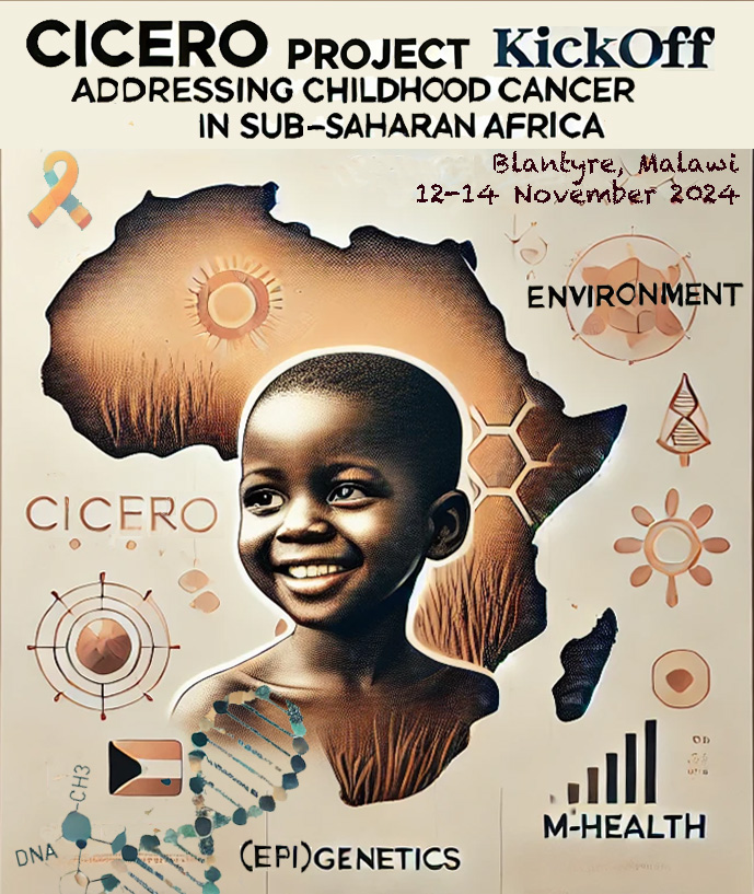 Exciting KickOff for CICERO Project! Led by <a href="/IARCWHO/">IARC</a>, with partners #PrincessMaximaC &amp; #Africa, CICERO's ambition is to tackles #childhood #cancer in region where it’s often undiagnosed. Funded by €2M grant from 🇳🇱 we will study environ risks, #epigenomics &amp; treatment compliance