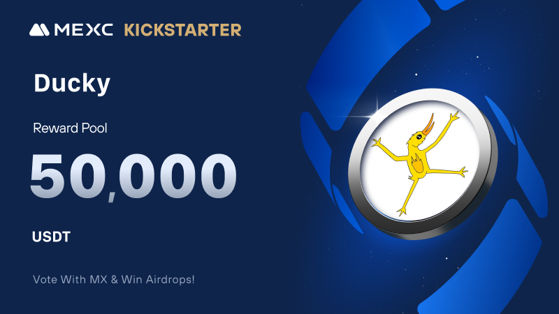 .<a href="/Duckycoinerc/">Ducky</a>, ERC meme token ready to ride the wave of the upcoming bull run, is coming to #MEXCKickstarter 🚀

🗳Vote with $MX to share massive airdrops
📈 $DUCKY/USDT Trading: 2024-11-13 11:00 (UTC)

Details: mexc.com/support/articl…